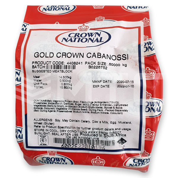 Crown National Gold Grown Cabanossi 600g