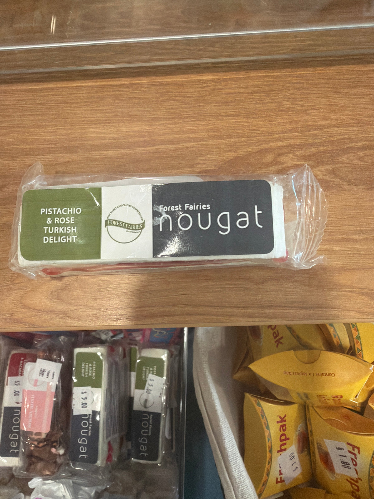 Pistachio and Rose Nougat