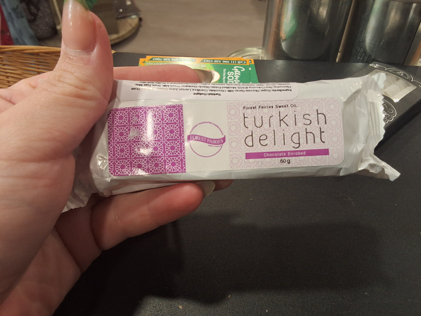 Turkish Delight Chocolate Enrobed