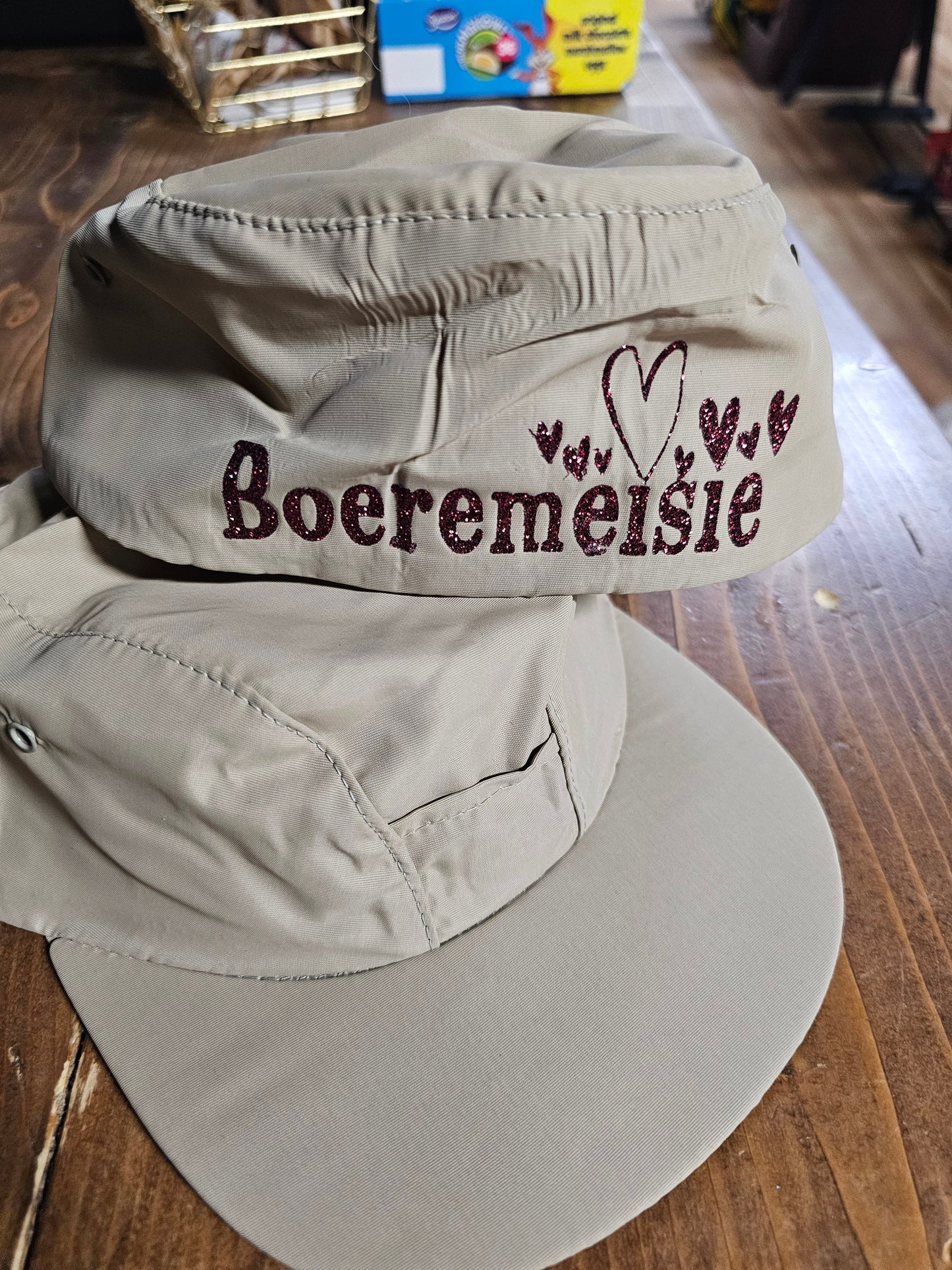 Boeremeisie keps khaki