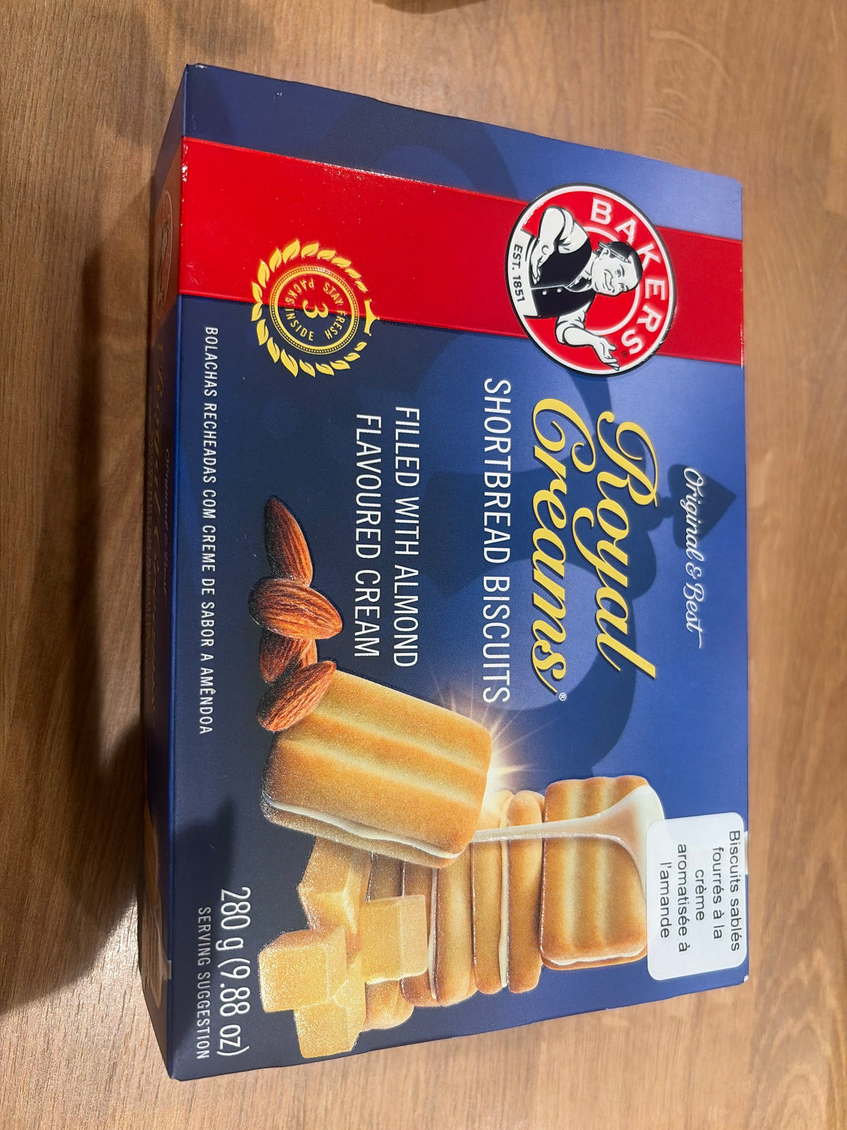 Royal creams shortbread biscuits