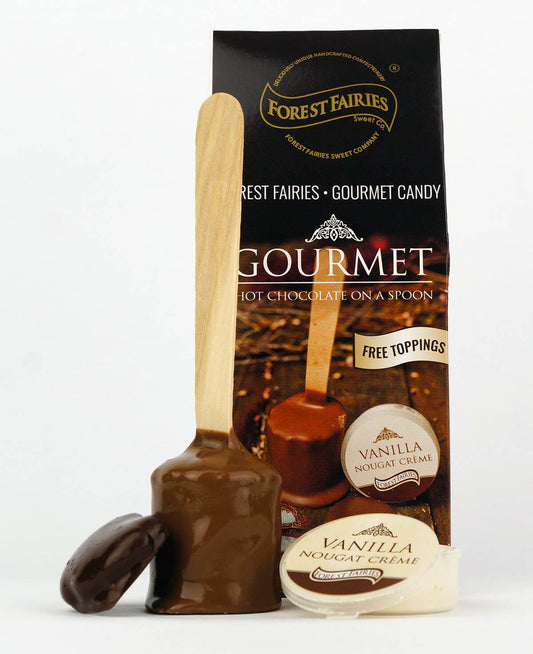 Forest Fairies Hot chocolate on a spoon