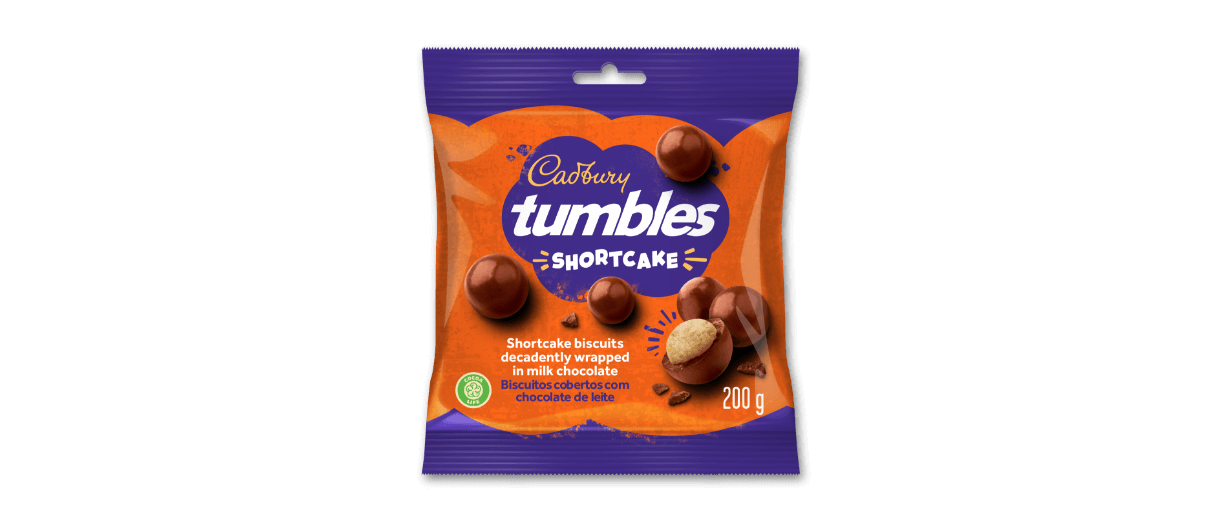 Cadbury tumble shortcake 40g
