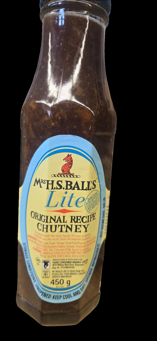 Mrs. H.S. Ball's lite Flavored Chutney, 470g