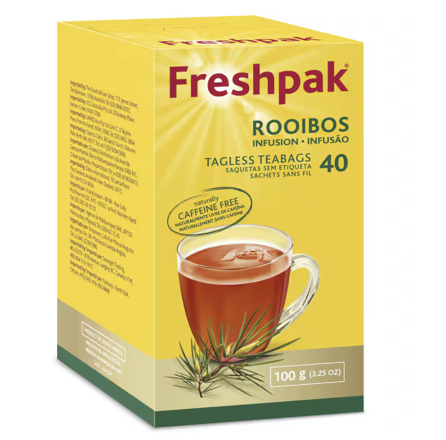Freshpak Rooibos Tagless Tea Bags 40 Pack