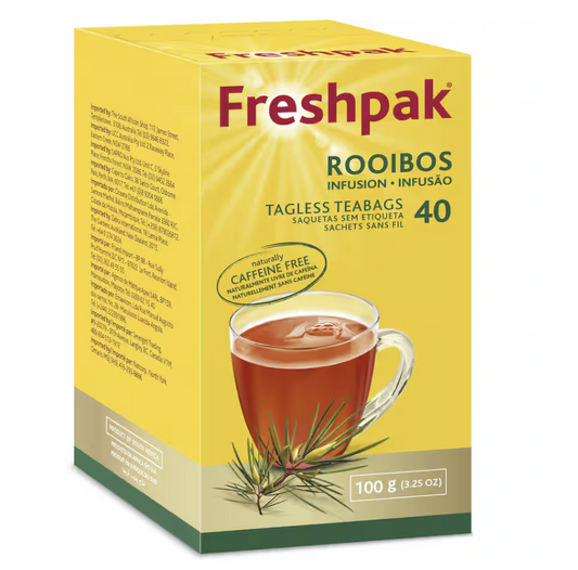 Freshpak Rooibos Tagless Tea Bags 40 Pack