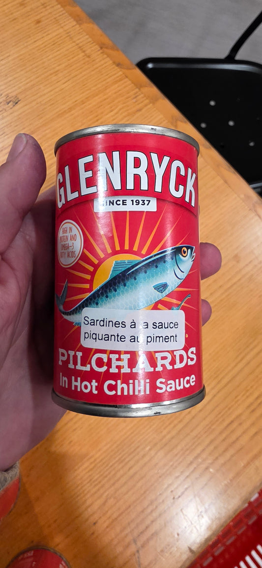 Glenryck Pilchards in Hot Chilli Sauce 155g