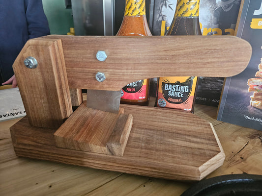Biltong slicer - wood
