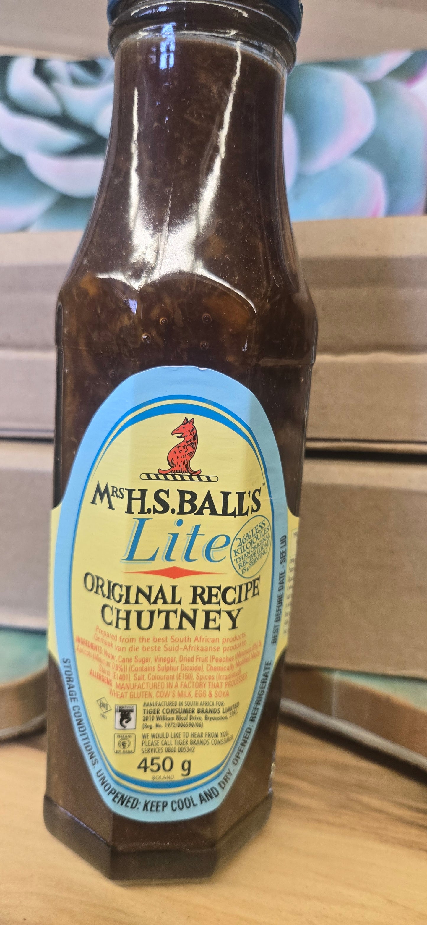 Mrs. H.S. Ball's lite Flavored Chutney, 470g