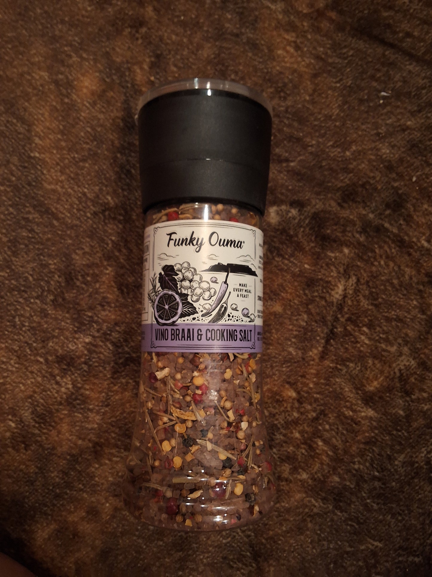 Funky Oumar Vino Braai & Cooking Salt 250g
